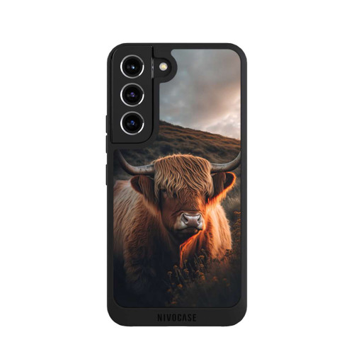 Samsung Galaxy S22 NIVOpure Hochland Rind mit großen Hörnern mit KI