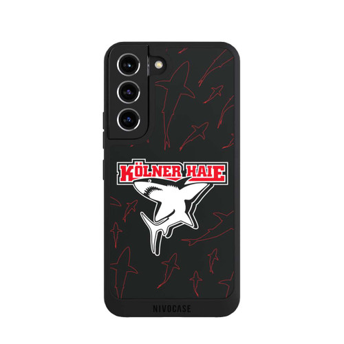 Samsung Galaxy S22 NIVOpure Haie Muster Rot