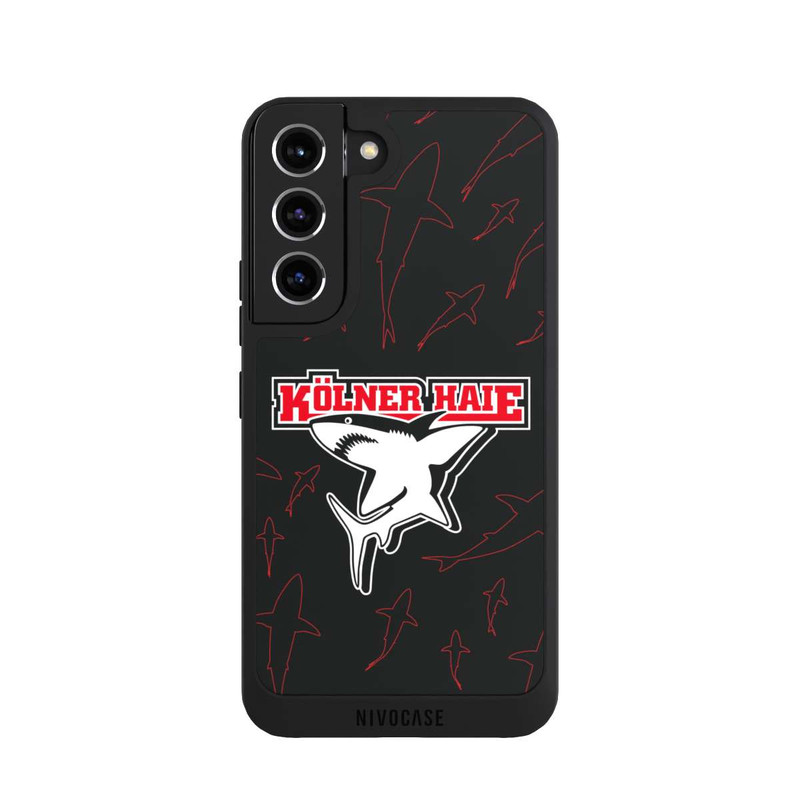 Galaxy S22 NIVOpure Haie Muster Rot
