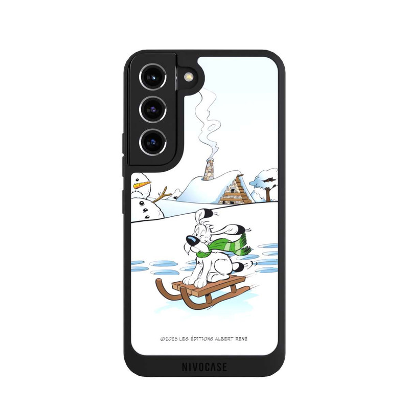 Galaxy S22 NIVOpure Idéfix fait du traîneau