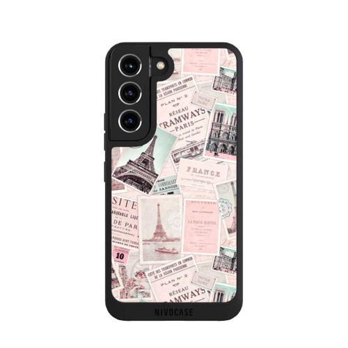 Samsung Galaxy S22 NIVOpure Vintage Paris Postcards Pattern