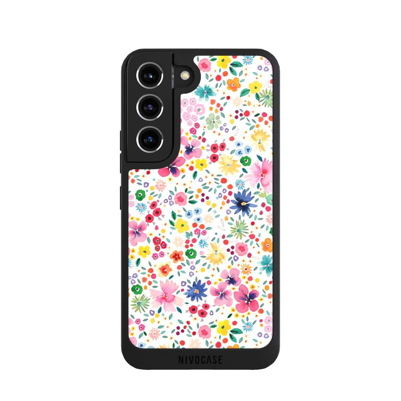 Galaxy S22 NIVOpure Millefleurs Pink Spring Garden