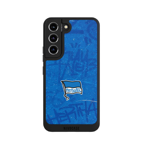 Samsung Galaxy S22 NIVOpure Street Graffiti Blau
