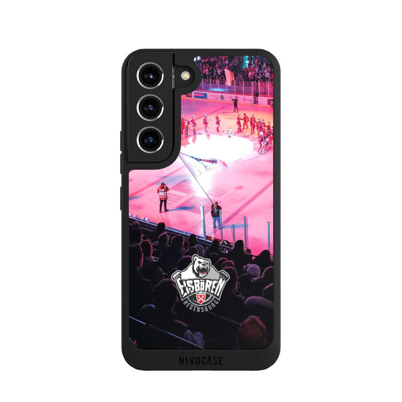 Galaxy S22 NIVOpure Eisbären Stadion Logo