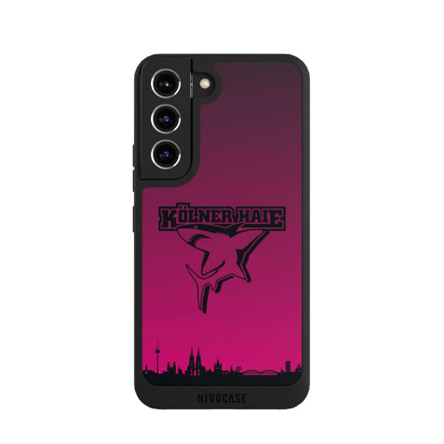 Samsung Galaxy S22 NIVOpure Kölner Haie Skyline Pink