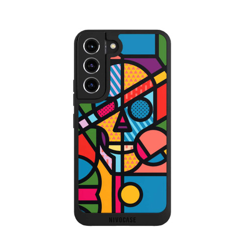 Samsung Galaxy S22 NIVOpure Vit Skull Colorful