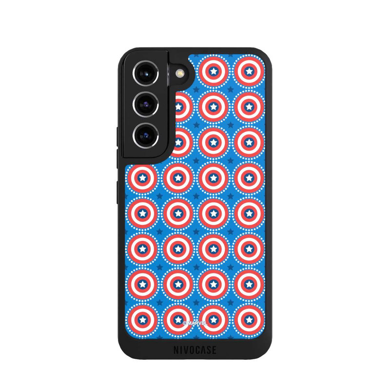 Galaxy S22 NIVOpure Captain American Shield Pattern