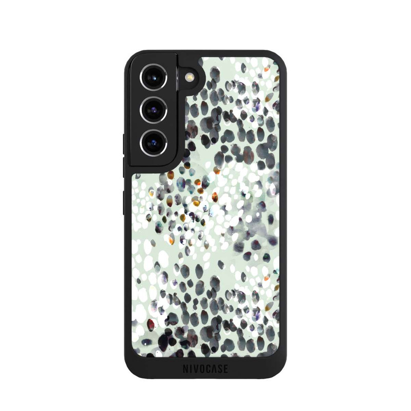 Galaxy S22 NIVOpure Modern Splash Pattern on Green