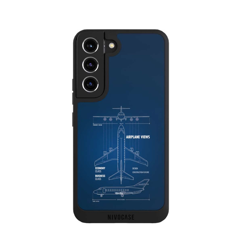 Galaxy S22 NIVOpure Flugzeug-Wireframe