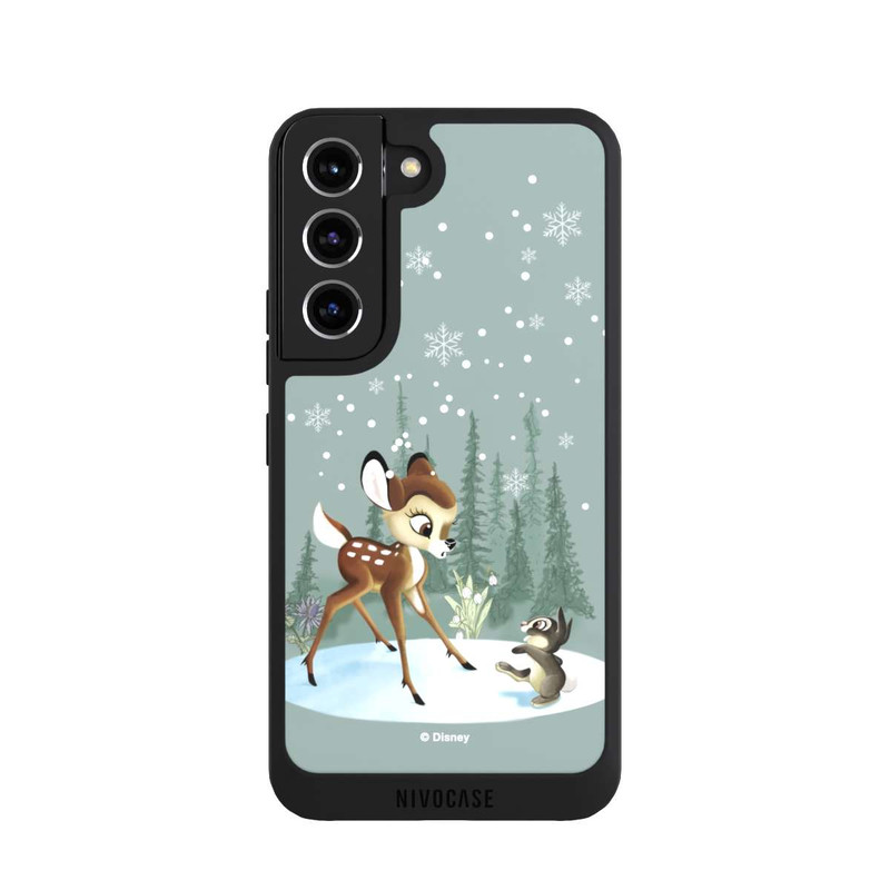 Galaxy S22 NIVOpure Bambi et Panpan Monde Hivernal