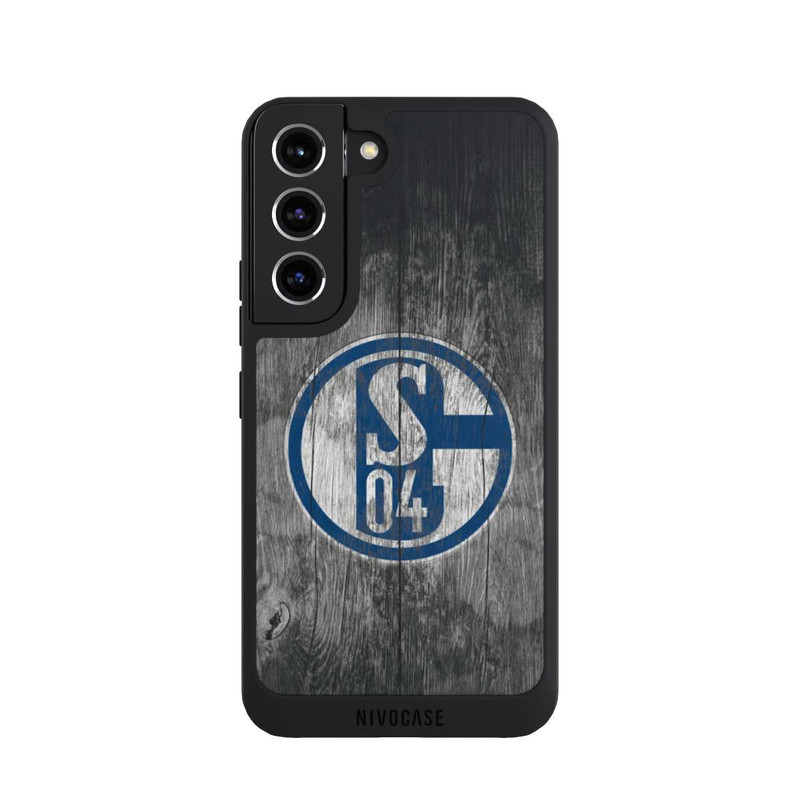 Galaxy S22 NIVOpure Schalke 04 Holz Look