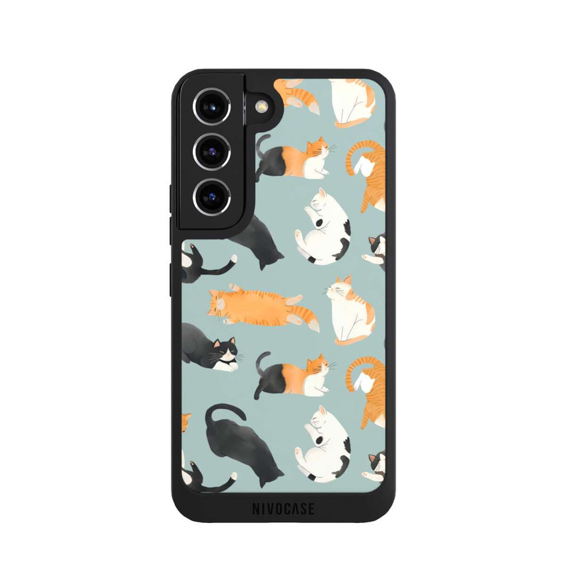 Galaxy S22 NIVOpure Cats Pattern