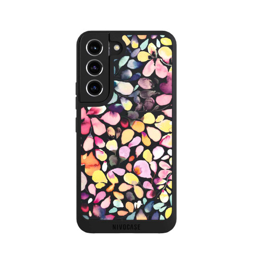 Samsung Galaxy S22 NIVOpure Eucalyptus Watercolor Leaves Black