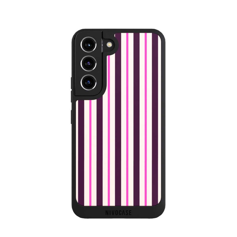 Galaxy S22 NIVOpure Streifen Rot Bordeaux