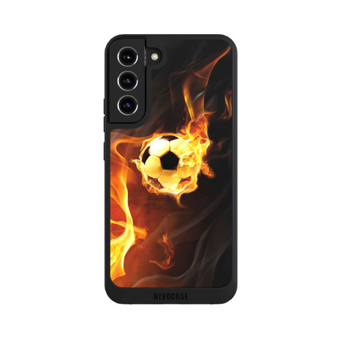 Samsung Galaxy S22+ NIVOpure Fußball in Flammen