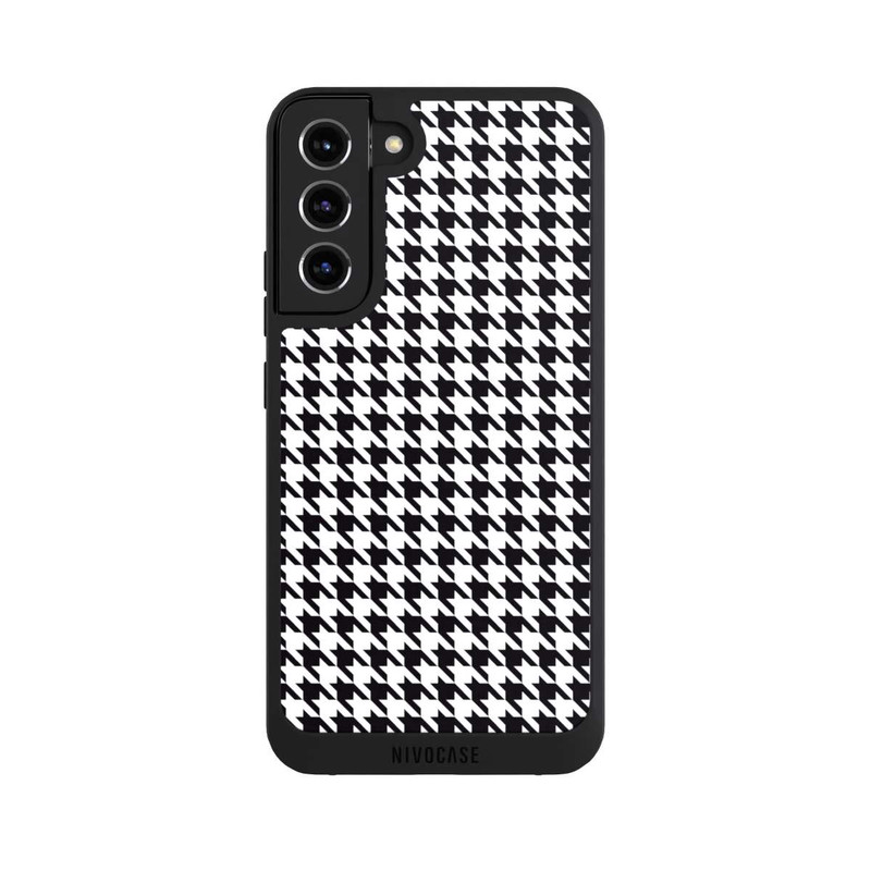 Galaxy S22 + NIVOpure Houndstooth black-white