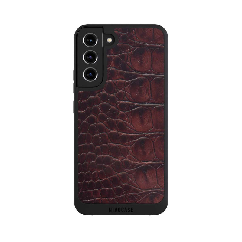 Galaxy S22 + NIVOpure Croco Dark Brown