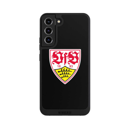 Samsung Galaxy S22+ NIVOpure VfB Stuttgart Wappen Schwarz