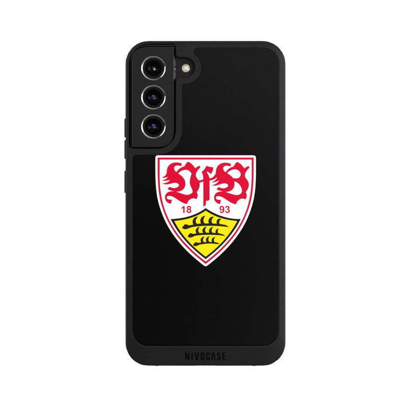 Galaxy S22 + NIVOpure VfB Stuttgart Wappen Schwarz