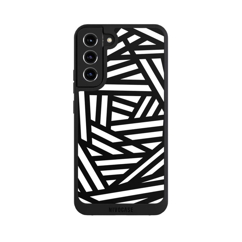 Galaxy S22 + NIVOpure Einfach schwarz und weiß1