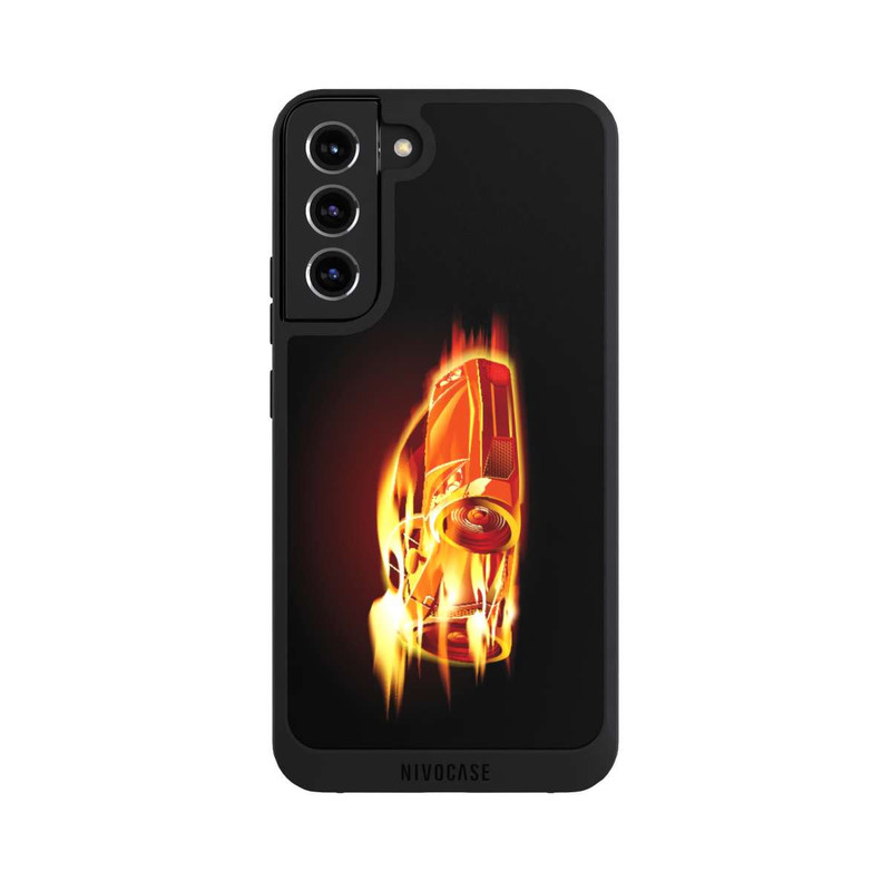 Galaxy S22 + NIVOpure Voiture en Feu