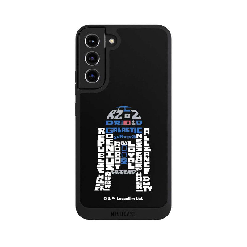 Galaxy S22 + NIVOpure R2-D2 Typo Graphique