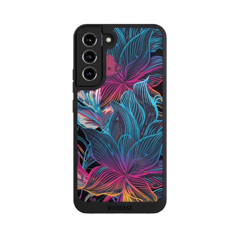 Galaxy S22 + NIVOpure Le pouvoir des fleurs néon