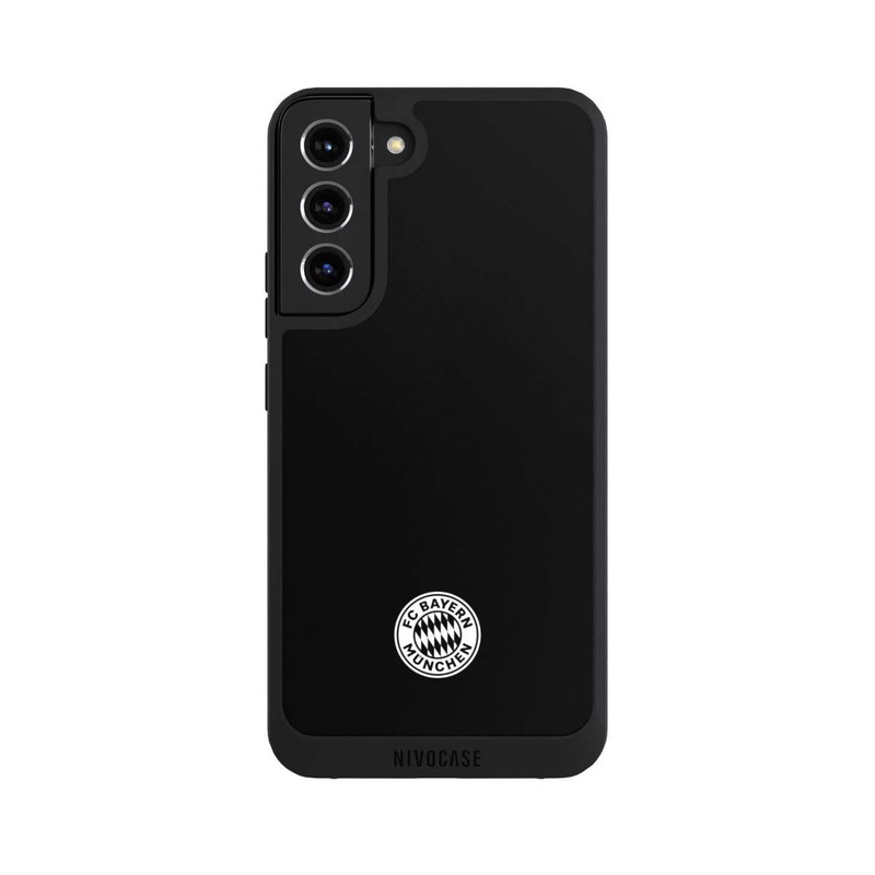 Galaxy S22 + NIVOpure Classic FCB Logo - white on black