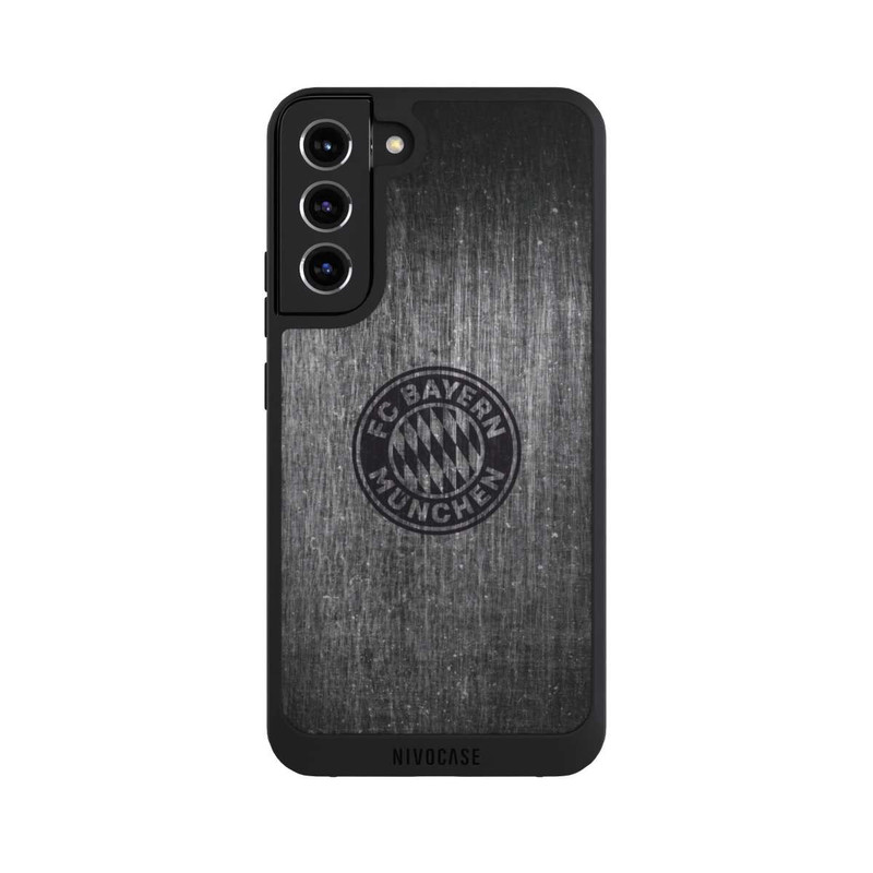 Galaxy S22 + NIVOpure Metalllook FCB Logo einfarbig