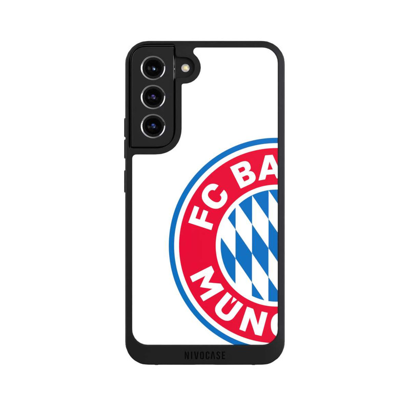 Galaxy S22 + NIVOpure Großes FCB Logo Weiß