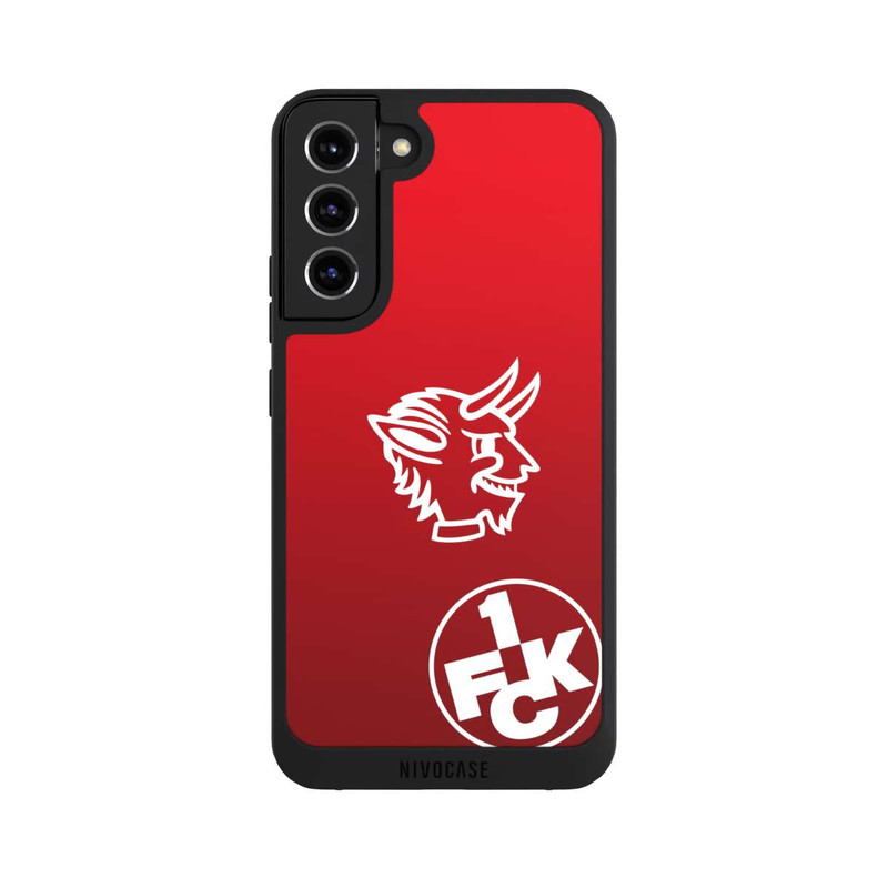 Galaxy S22 + NIVOpure Teufelskopf FCK auf Rot