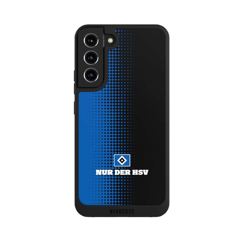 Galaxy S22 + NIVOpure Nur der HSV - Rautenraster Schwarz