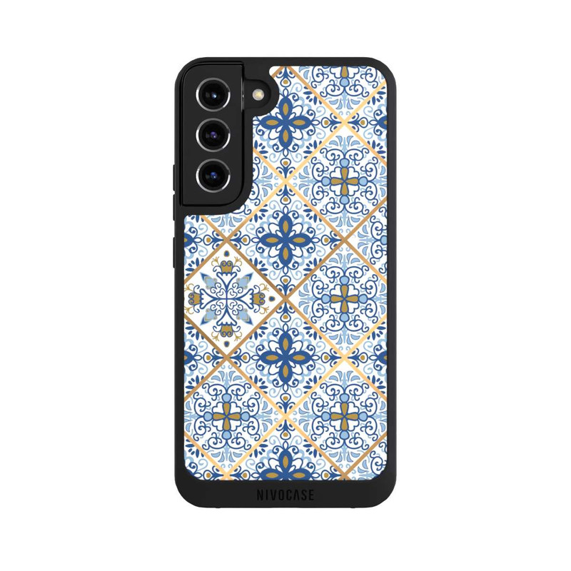 Galaxy S22 + NIVOpure Mosaic Blue-Gold Look