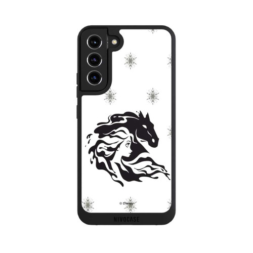 Samsung Galaxy S22+ NIVOpure Elsa Waterhorse Frozen Black and White