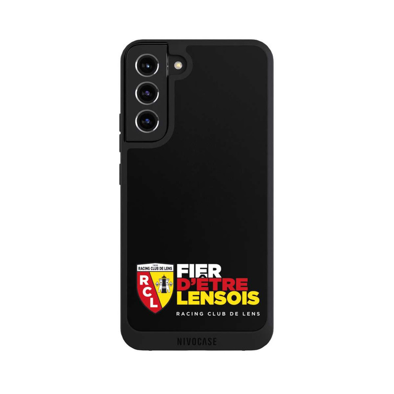 Galaxy S22 + NIVOpure RC Lens Logo Schwarz Unten