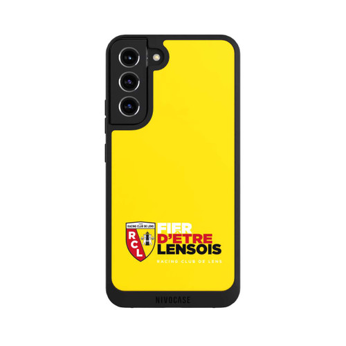 Samsung Galaxy S22+ NIVOpure Fond Logo RCL Jaune
