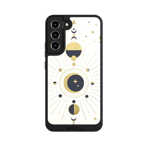 Samsung Galaxy S22+ NIVOpure Abstrakter Rose-Gold-Look