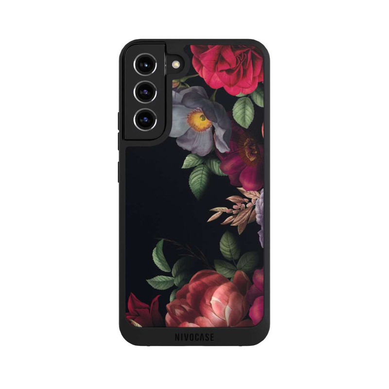 Galaxy S22 + NIVOpure Flowers On Black