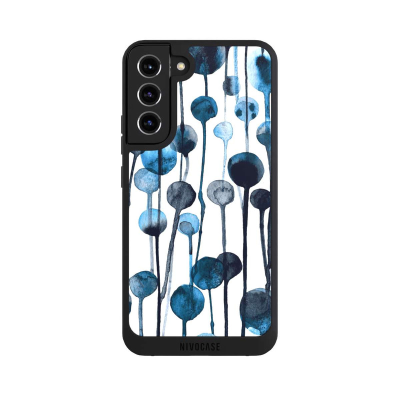 Galaxy S22 + NIVOpure Dripping Dots Blue