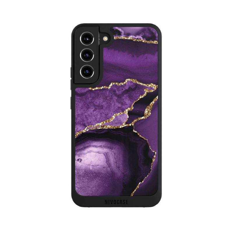 Galaxy S22 + NIVOpure Lila Marmor Landschaft