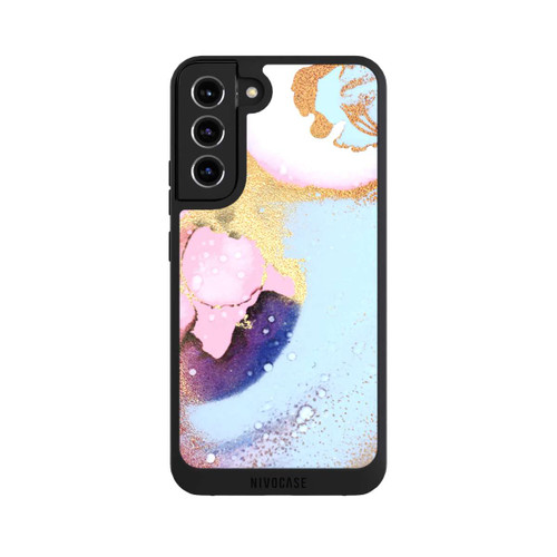 Samsung Galaxy S22+ NIVOpure Pastell Glamour Tintenstruktur