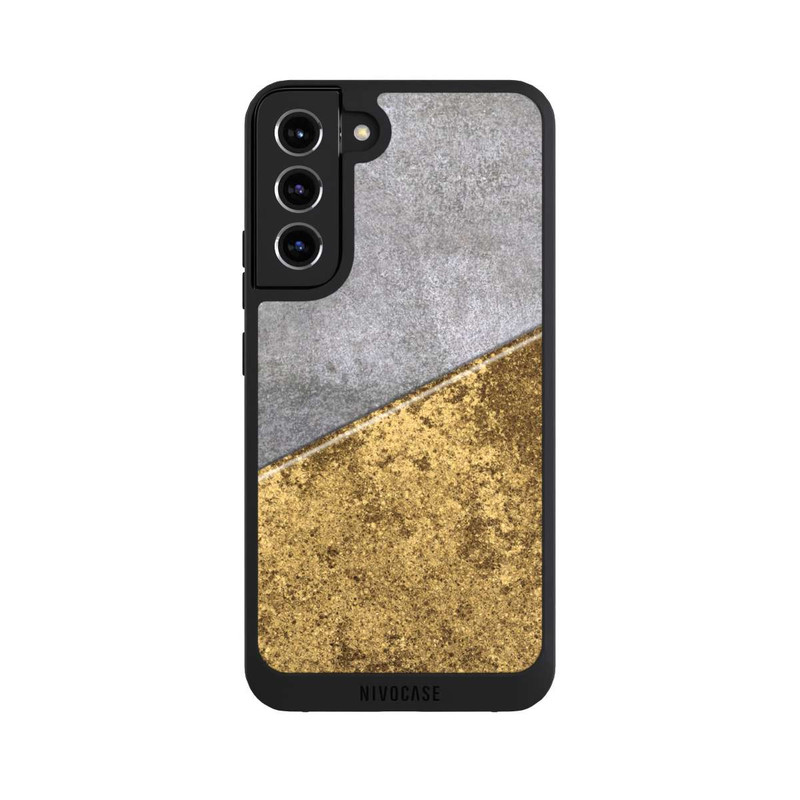 Galaxy S22 + NIVOpure Concrete and Gold look