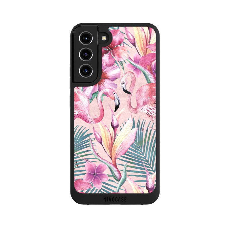 Galaxy S22 + NIVOpure traumhafte Flamingos