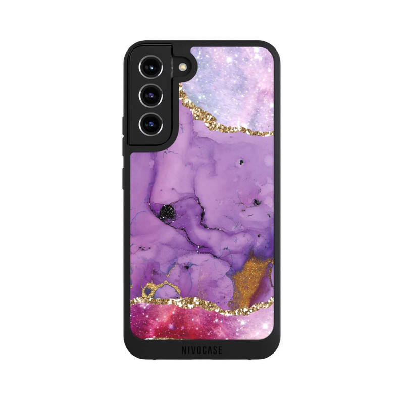 Galaxy S22 + NIVOpure Marbre glamour galaxie violet