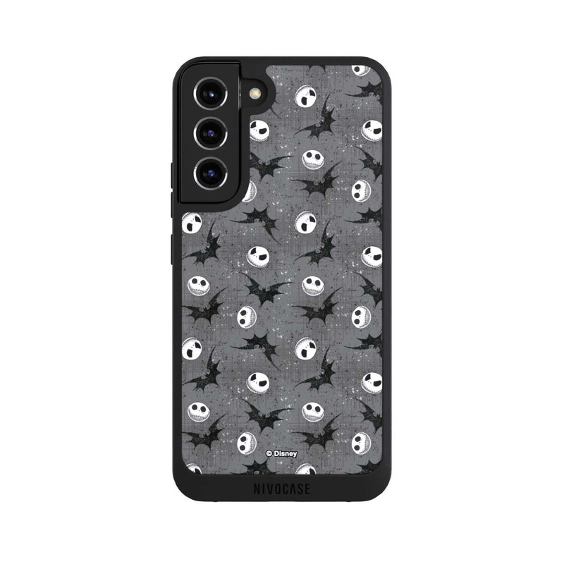 Galaxy S22 + NIVOpure Jack Grey Pattern Tim Burtons Nightmare before Christmas