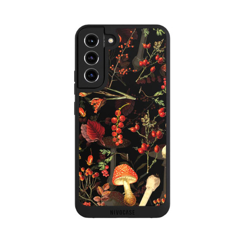 Samsung Galaxy S22+ NIVOpure Pilzmuster Schwarz
