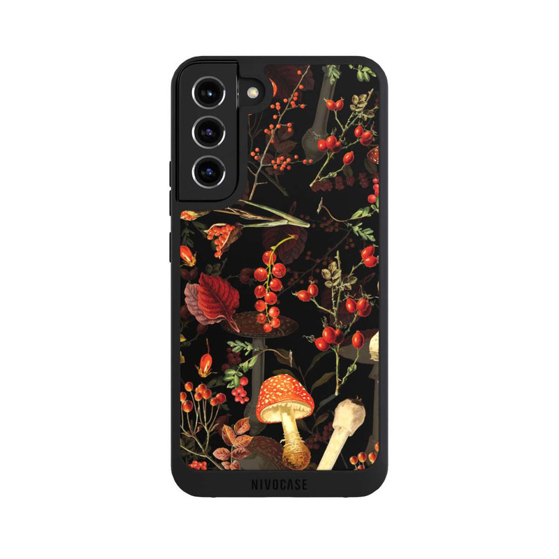 Galaxy S22 + NIVOpure Motif champignon foncé