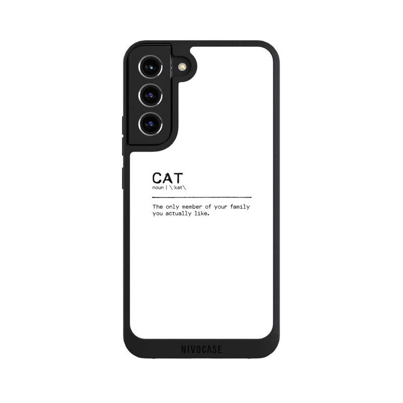 Galaxy S22 + NIVOpure Quote Cat Family