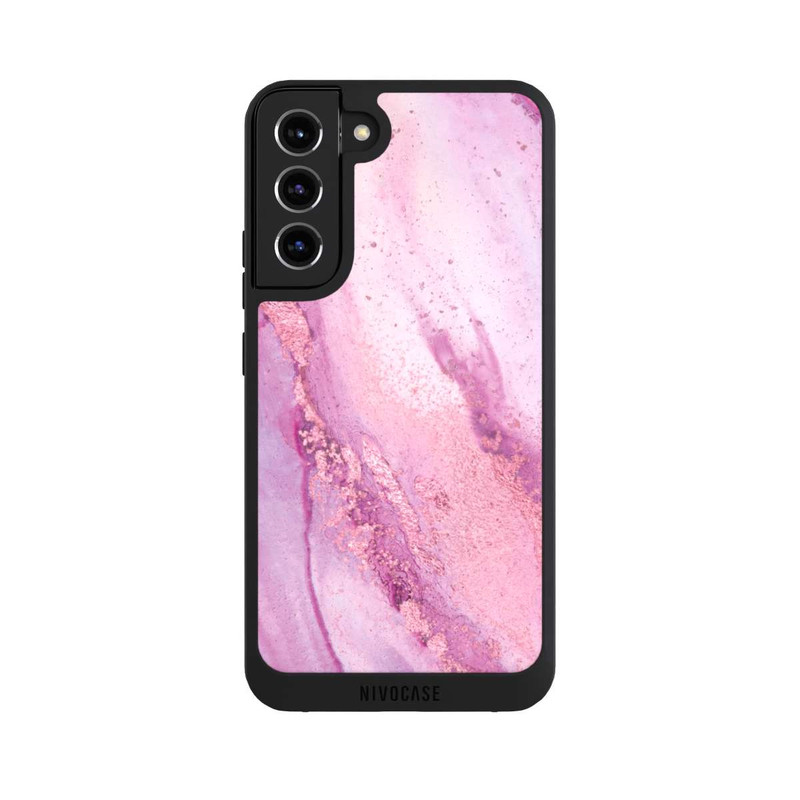 Galaxy S22 + NIVOpure Lila Marmorwand