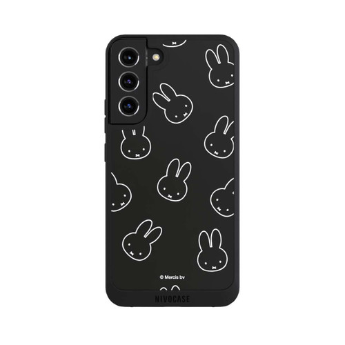Samsung Galaxy S22+ NIVOpure Miffy Pattern Black